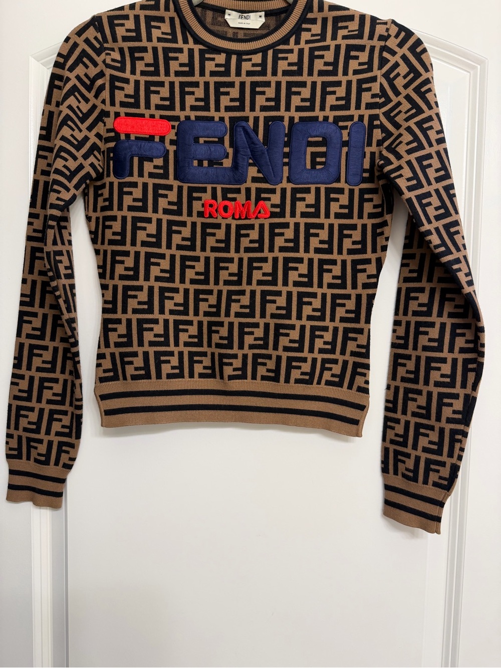 EUC- Fendi FF sweater- Size 0- 36 IT